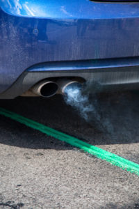Exhaust fumes being sucked into Roadvent